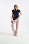 26Y Women's Navy Blue Pajama Set - 3
