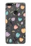 Huawei Y7 2018 Compatible Tulip Flower Pattern Transparent Phone Case