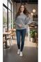 Crew Neck Women's Bodysuit Super Quality Cycling Gray