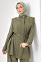 Hijab Double Set N7202 Khaki - 2