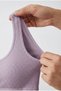 2-Pack Ribbed Bralette Bustier Stretchy Seamless Bra Daily Sports Crop Top - 6