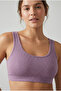 2-Pack Ribbed Bralette Bustier Stretchy Seamless Bra Daily Sports Crop Top - 4