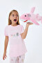Mother & Daughter Pajama Set, (Sold Separately), 100% Cotton, Crew Neck Short Sleeve, with Pockets - 3