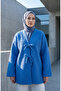 Bouquet Fabric Tied Winter Cap 2234-01 Indigo - 2