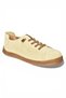 Y999364002 Beige Genuine Leather Suede Women's Sports Shoes Sneakers - 4