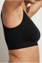 2-Pack Ribbed Bralette Bustier Stretchy Seamless Bra Daily Sports Crop Top - 6