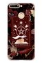 Huawei Y6 2018 Compatible Tarot Card Pattern Transparent Phone Case