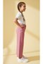 Girl's Pants Pink Color Wide Leg 9/14 Years - 2