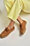 Y602170902 Tan Suede Lace-Up Casual Shoes - 4