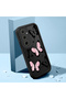 Samsung Galaxy A35 Compatible Case Slim Soft Silicone Phone Cover Colorful Butterfly