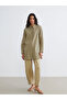 Lcw Modest Khaki Textured Women's Shirt Tunic - 3