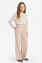 Wide Leg Beige Girls' Trousers G0338A8/Bg187 - 2