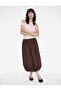 Asymmetrical Neckline Sleeveless Slim Fit Draped Blouse - 2