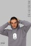 Unisex Hoodie Cancer Crab Printed Hooded Oversize 100% Cotton Combed Cotton Sweatshirt - 3