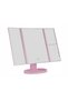 Extendable LED cosmetic mirror, touch button, Black - 4