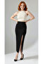Women's Slit Scuba Pencil Skirt - Diving Fabric/92 cm - 5