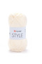 Style %67 Cotton %33 Viscose – 50 g 185 m Thin Summer Knitting Yarn-652-1 Adet