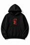 Oversize Unisex Space Cowgirls Club Printed Hooded Sweatshirt