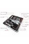 Hobi̇bahçem ®   Manicure Pliers with Bag Professional and Manicure Pedicure Set 13 Pieces - 6