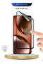 Realme GT 7 5G/Realme GT 7T 5G Premium Nano Ceramic Full Glue Full Cover Matte Flexible Clear/Black - 4
