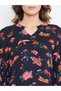 Floral Print Viscose Kaftan Top and Shorts Set - 4