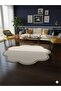 Modern Flat Fringed Daisy Plush Carpet with Anti-Slip Base, 12ml Height, 2 cm Thickness - 3