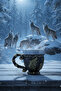 Bozkurt Mug - Stainless Steel 350 ml - Turkish Mug Howling Bozkurt Wolf Mug
