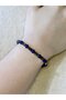 Natural Stone Lapis Hematite Natural Stone Women's Natural Stone Bracelet Eub13Lpsh - 3