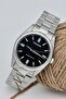 Tomris All-Steel Waterproof Silver Band Black Dial Men's Wristwatch - 3