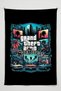 Gta San Andreas 2 – Anime Movie Character Themed Quality Fabric, Room Decor Tapestry Wall Carpet