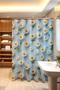 Bathroom Curtain, Daisy Patterned Shower Curtain, Bathtub Curtain 175X200Cm - 3