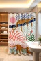 Bathroom Curtain, Leopard Family Patterned Shower Curtain, Bathtub Curtain 175X200Cm - 3