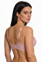 Wireless Silicone Lace Gathering Bra - 2