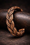 Women's Copper Bracelet Weave Model Healing Thin 100% Pure Copper Bracelet Handcuff - 5