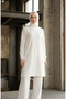 Slit Detailed Tracksuit Set 3083-25 White - 2