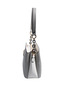 Black - Bone Crow's Feet Plaid Women's Shoulder Bag Sp937 - 3
