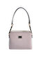 Burgundy - Bone Crow's Feet Plaid Women's Shoulder Bag Sp937