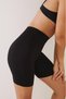 Women's Laser Cut Long Corset Shorts - Waist Corset and Short Leggings - 2