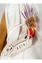 Beige Faux Stingray Leather Women's Hand and Shoulder Bag with Front Belt Detail (Marteniçka Bracelet Is a Gift!) !)) - 3