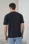 James Men's Navy Blue Cotton Relaxed Fit Basic T-Shirt - 7