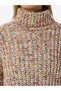 Strickpullover mit hohem Kragen - 5