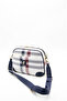 White - Navy Blue Plaid Women's Crossbody Bag Sp1094 - 5