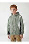 Lcw Kids Khaki Hooded Boy's Coat