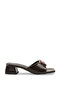 Talitha Vera Women's Heeled Slippers 0012200 Brown Rustic - 5
