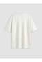 Ecru printed girl's t-shirt from gulis gi̇yi̇m - 2