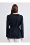 Nevavm Women's Striped Belted Blazer Jacket with a Difference - 5