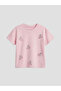 Pink Cherry Printed Girls' T-Shirt