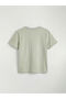Beige Crew Neck Baby Boy Salopet and T-Shirt - 3