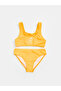 Nevavm Quick-Drying Uv-Protective Girls' Bikini with Difference in Color