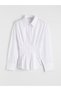 Ozmarka New Season Women's Pleated Peplum Shirt - 6